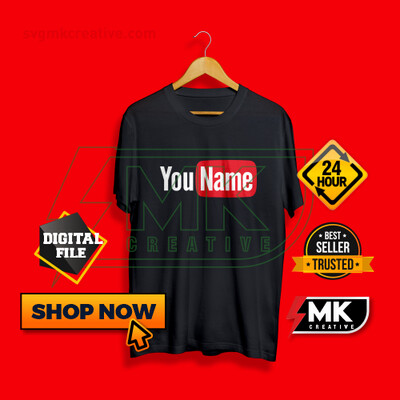 Custom YouTube Logo with your Name