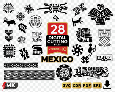 Mexico SVG Silhouette Clipart
