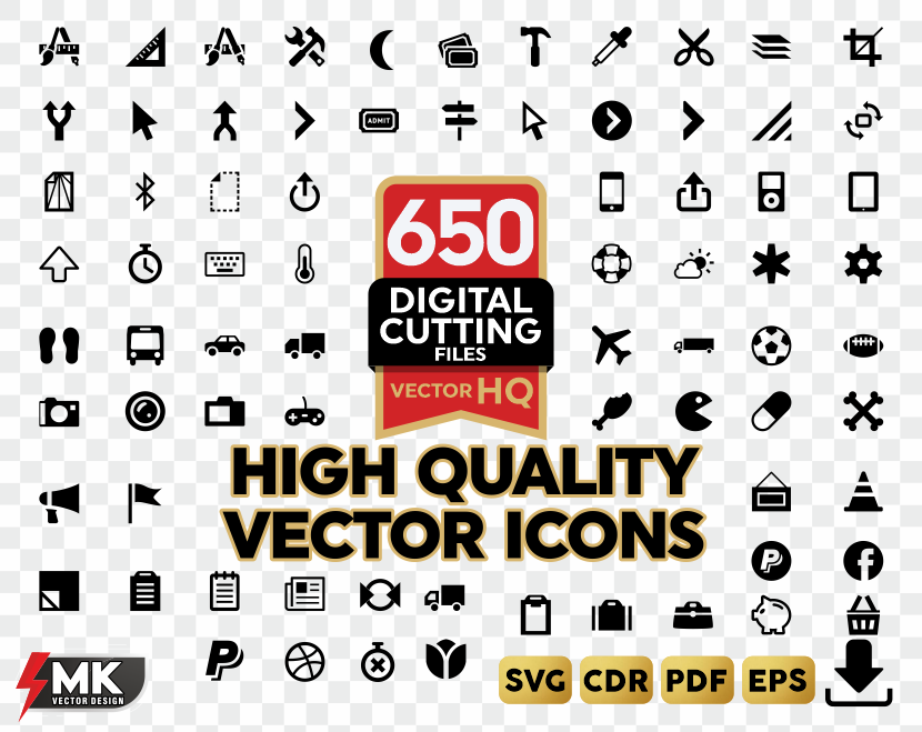 VECTOR ICON SVG, Silhouette clipart, CDR, PDF, EPS, Vector