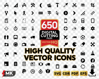 VECTOR ICON SVG Silhouette Clipart