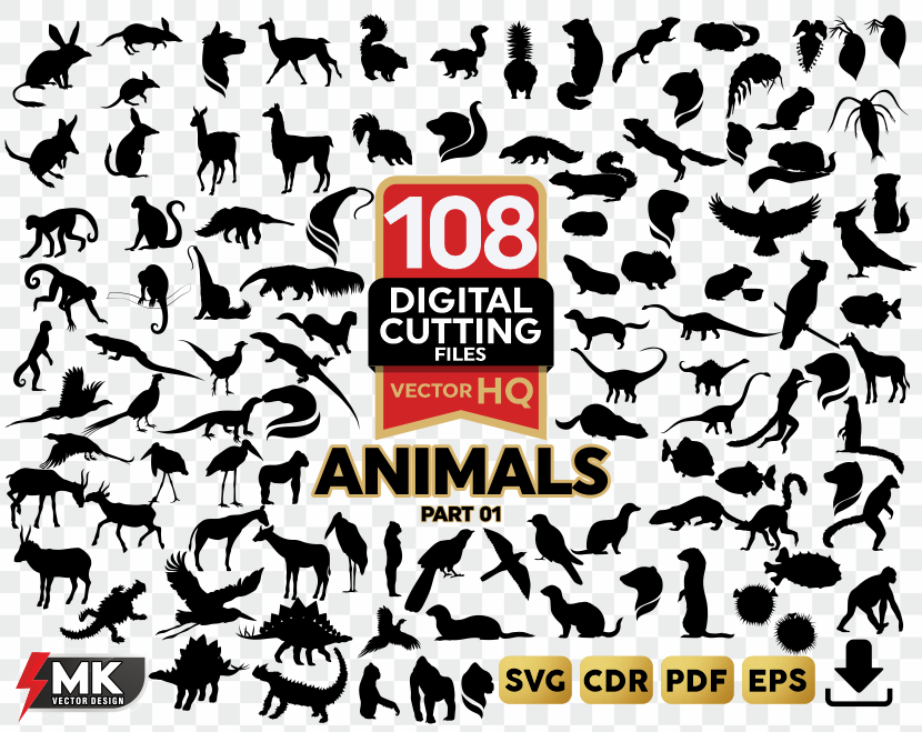 Animal Silhouette Bundle 01