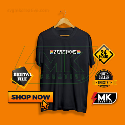 C64-Commodore 64 Logo With Your Name