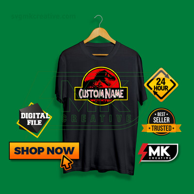 JURASSIC PARK Logo with your Name