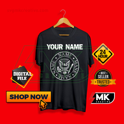 RAMONES Logo with your Name