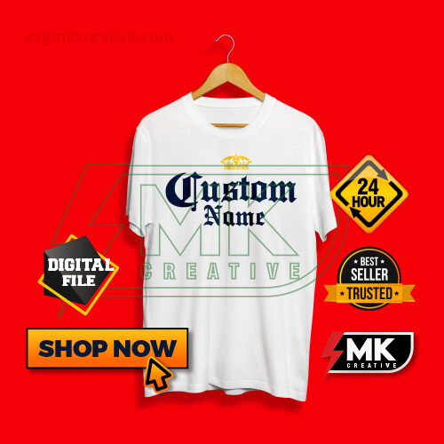Corona Beer Logo with your Name