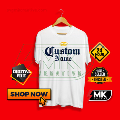 Corona Beer Logo with your Name