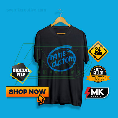 Intel Inside Logo with your Name