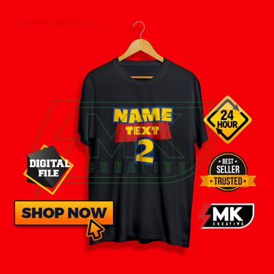 TOY STORY 2 Logo with your Name