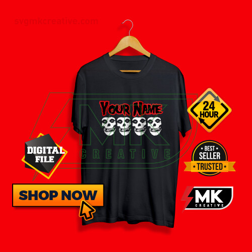 THE MISFITS Logo with your Name