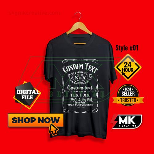 Jack Daniel's Logo with Your Name