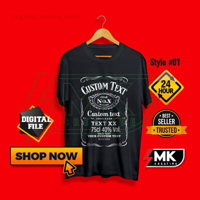 Jack Daniel's Logo with Your Name