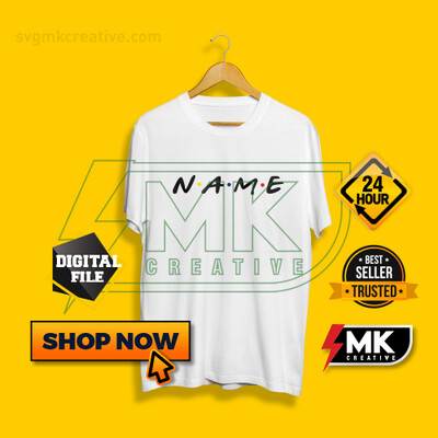 Custom Friends Logo with your Name