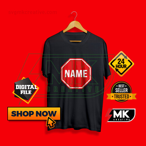 STOP Logo with your Name