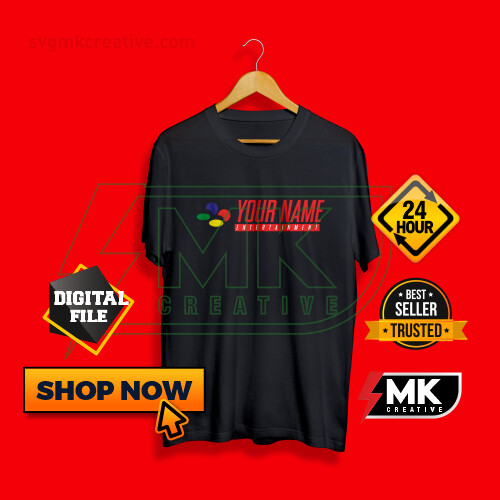 SUPER NINTENDO Logo with your Name