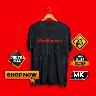 McDonald's Logo with your Name