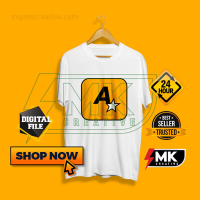 ROCKSTAR GAMES Logo with your Name