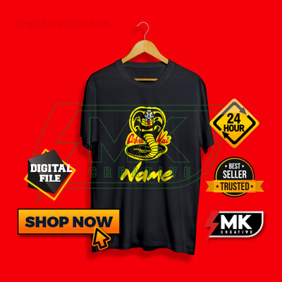 Cobra Kai Logo with your Name