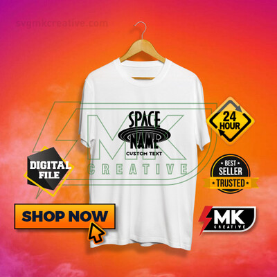 SPACE JAM 2021 Black Logo with your Name