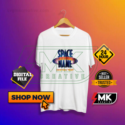 SPACE JAM 2021 Colour Logo with your Name