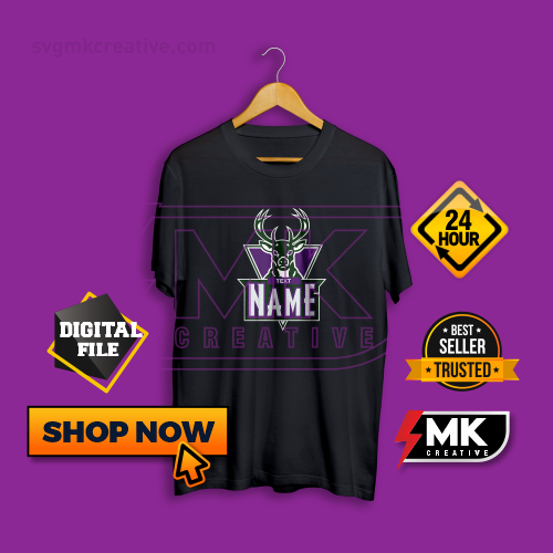 Milwaukee Bucks Logo Old School 90s