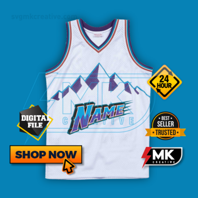 CUSTOM UTAH JAZZ LOGO 1996-97