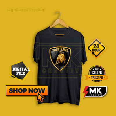 LAMBORGHINI Logo with your Name