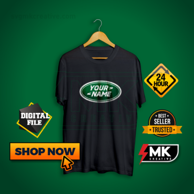 LAND ROVER Logo with your Name