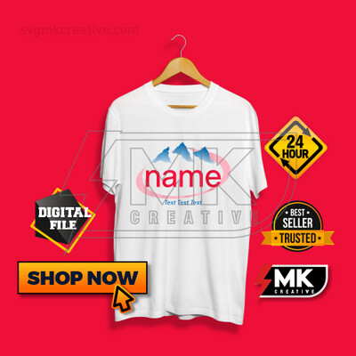 Personalized Evian-Inspired Logo Design