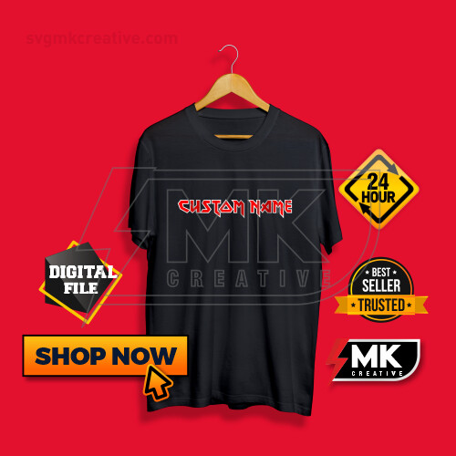 Personalized Iron Maiden Logo Design