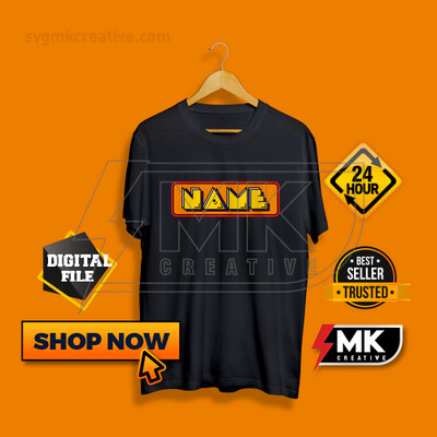 Retro Pacman-Inspired Logo Design