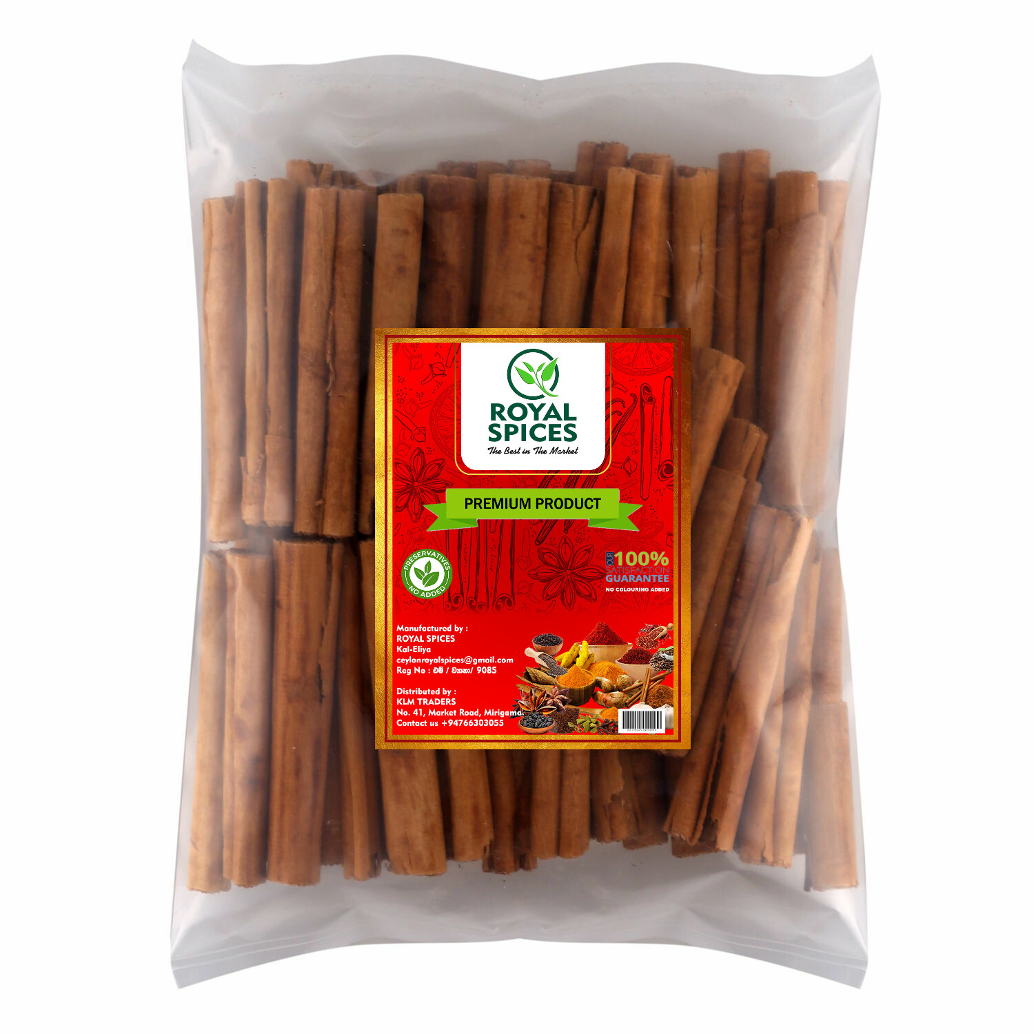 Cinnamon Sticks Organic Ceylon True Royal Spices ALBA Quality
