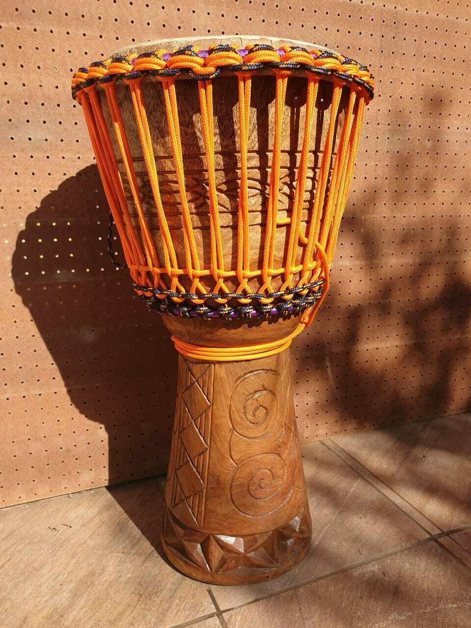 Ghana Djembe Drum 12.5" - Orange