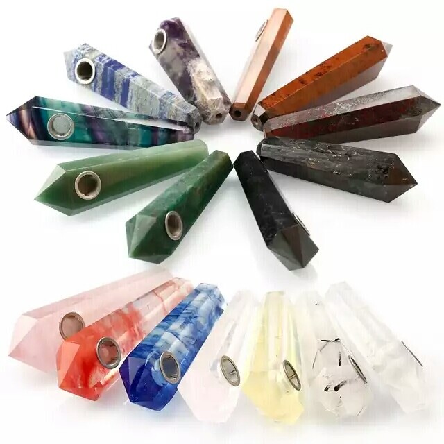 Healing Crystal Smoking Pipes 