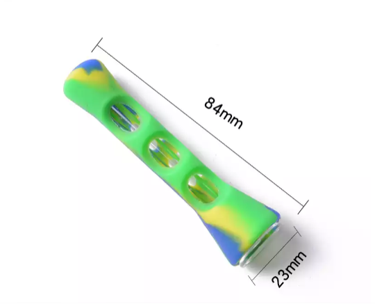 Glass Rubber Silicone Hand Pipe