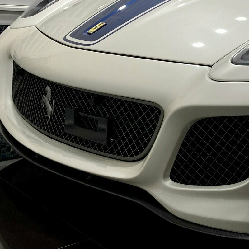Ferrari 599 GTO front license bracket