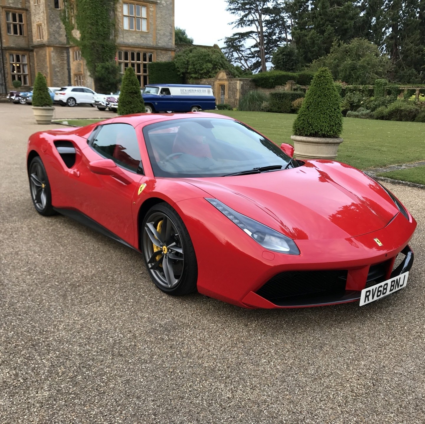 Ferrari F488 front license plate mount