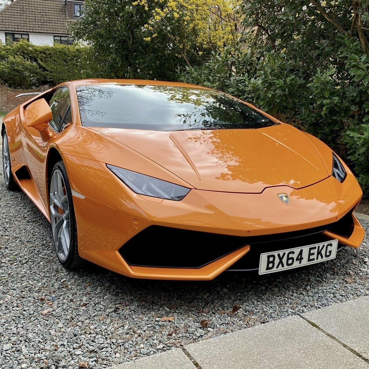 Huracan no drill license plate bracket