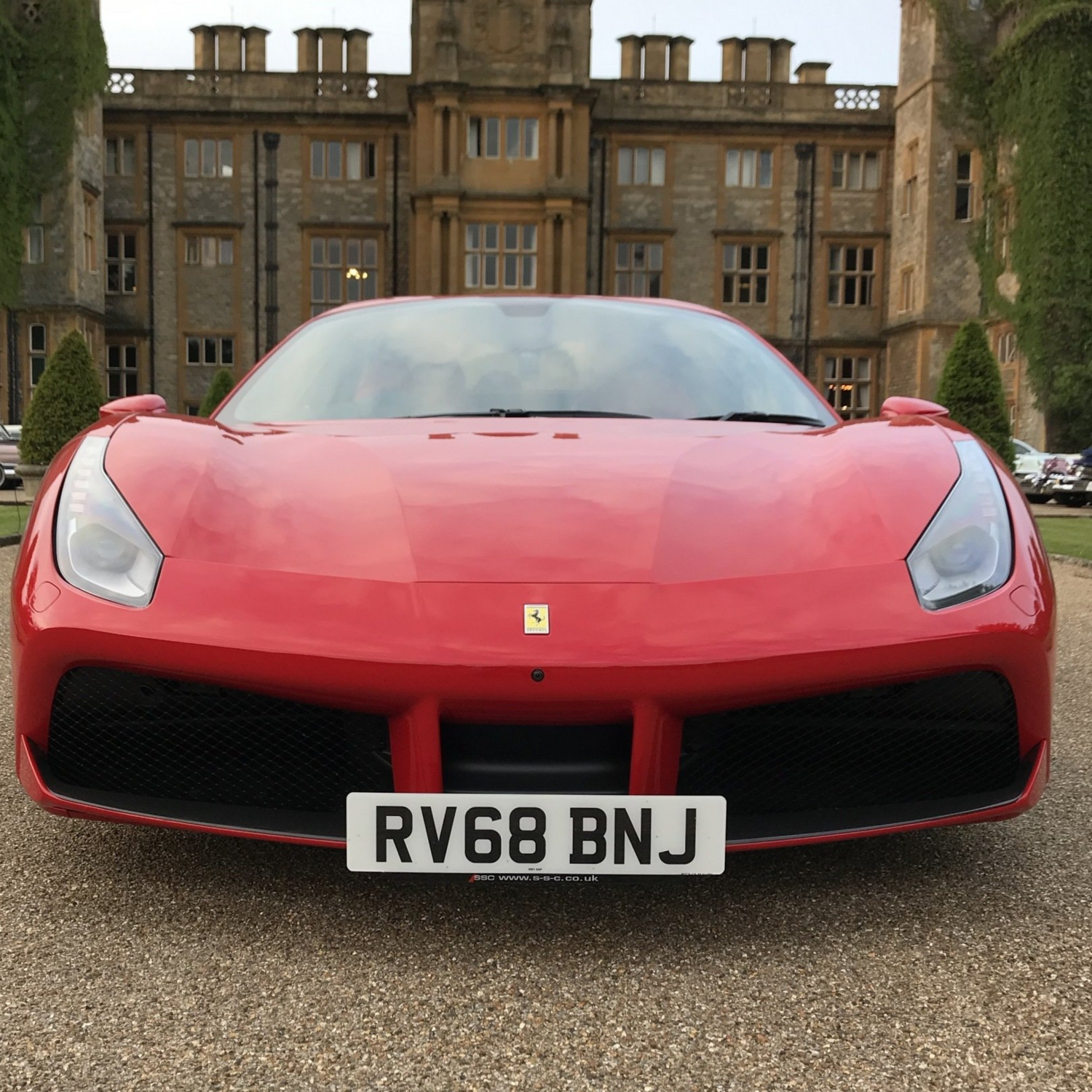 Ferrari 488 front license mount , bracket , holder , frame , clamp , support , no drilling , no drill , no holes , quick release , detachable , tag , number , Registration , Spider , GTB , sprung ,