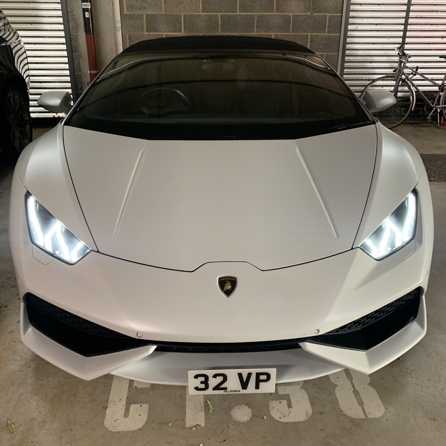 Worlds best removable Lamborghini license