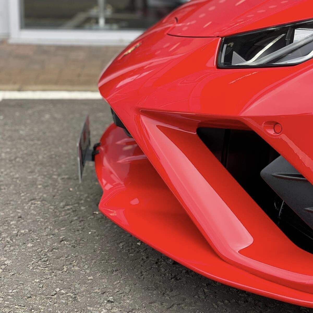 Lamborghini Huracan Evo RWD front license holder