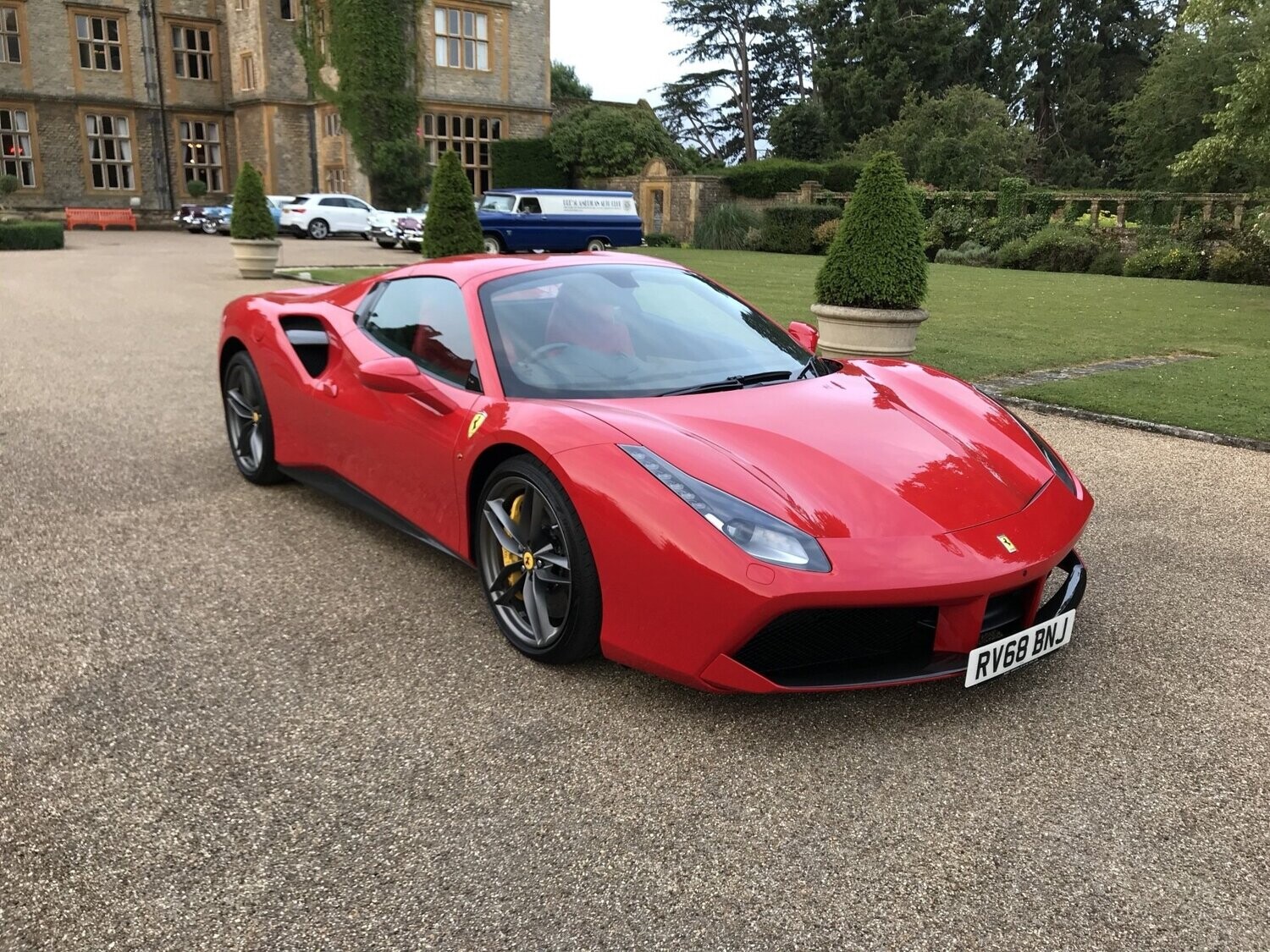 Ferrari 488 GTB no drill front license plate