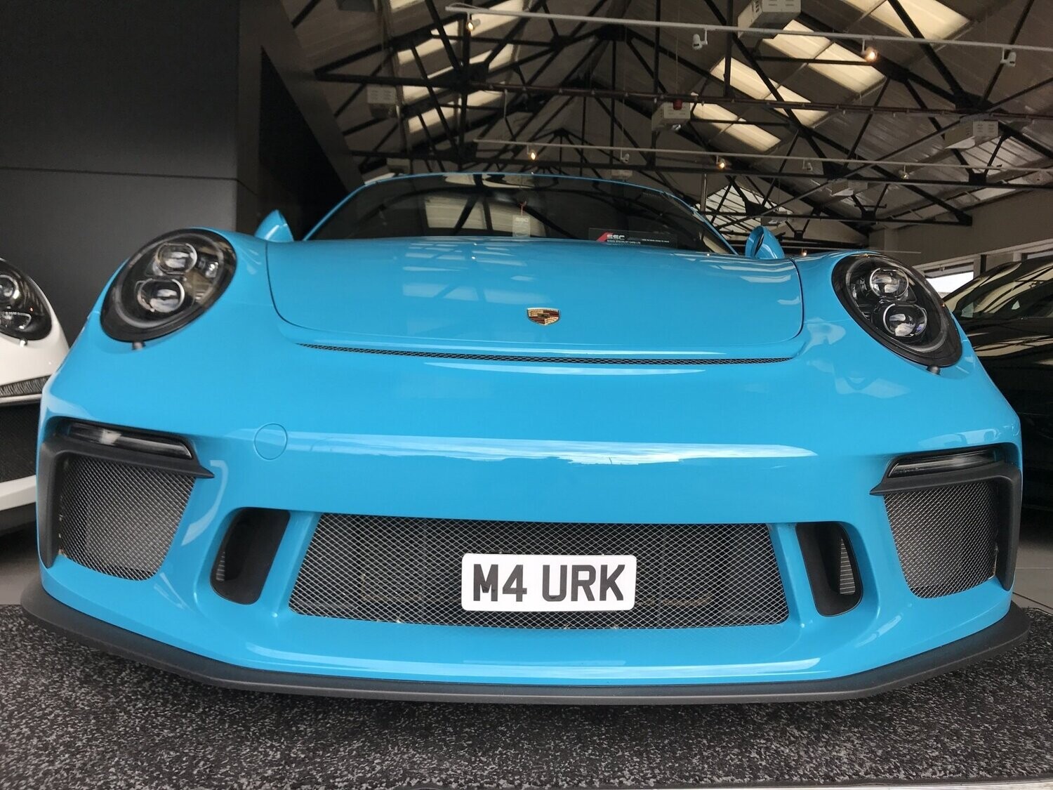 Porsche 992 GT3 No Drill front license plate mount , Made in England