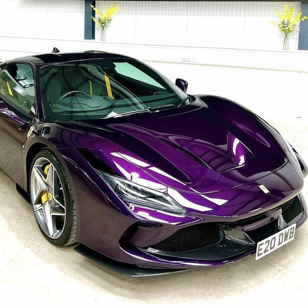 Ferrari F8 Bespoke front License plate mount
