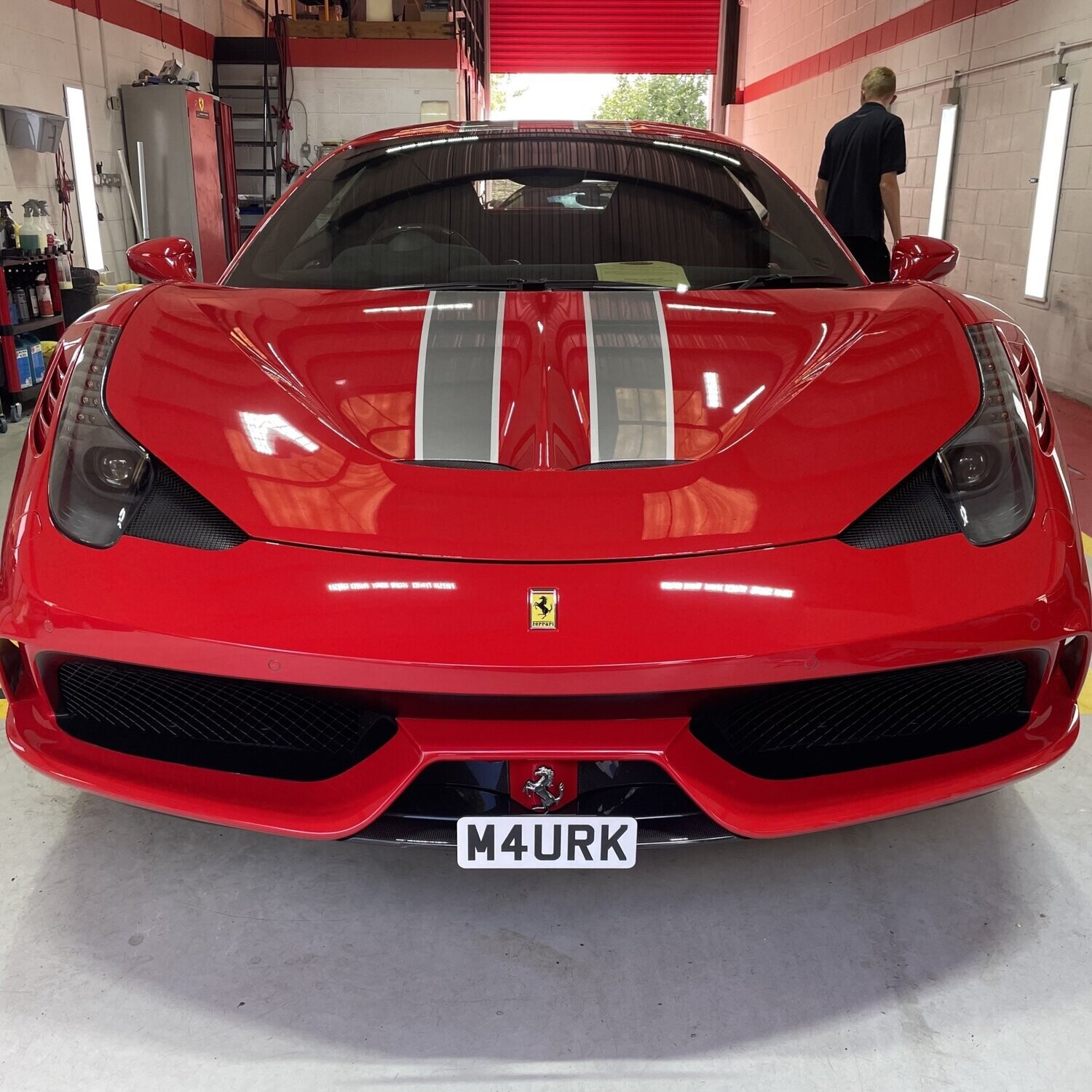 Ferrari 458 Speciale front number plate bracket