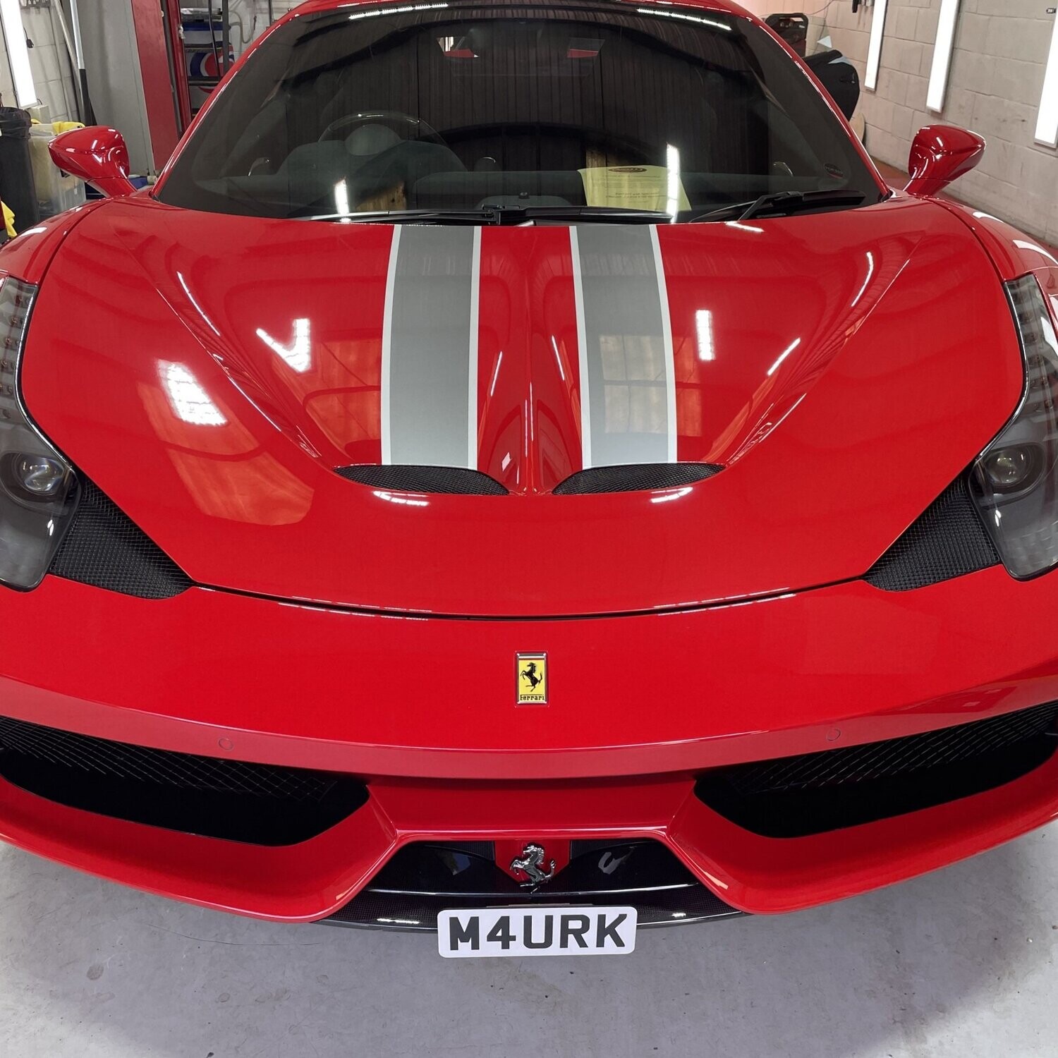 Ferrari 458 Speciale front number plate holder