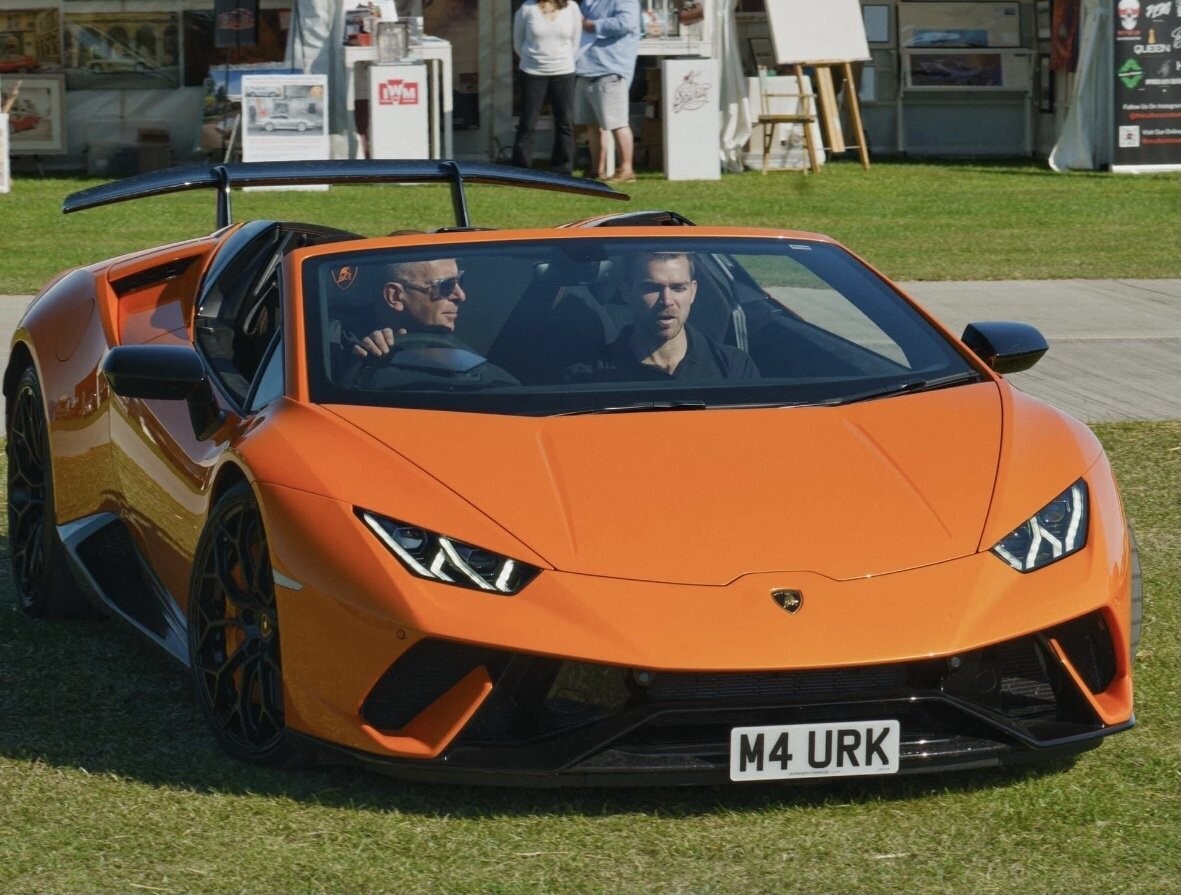 Lamborghini Front Number Plate