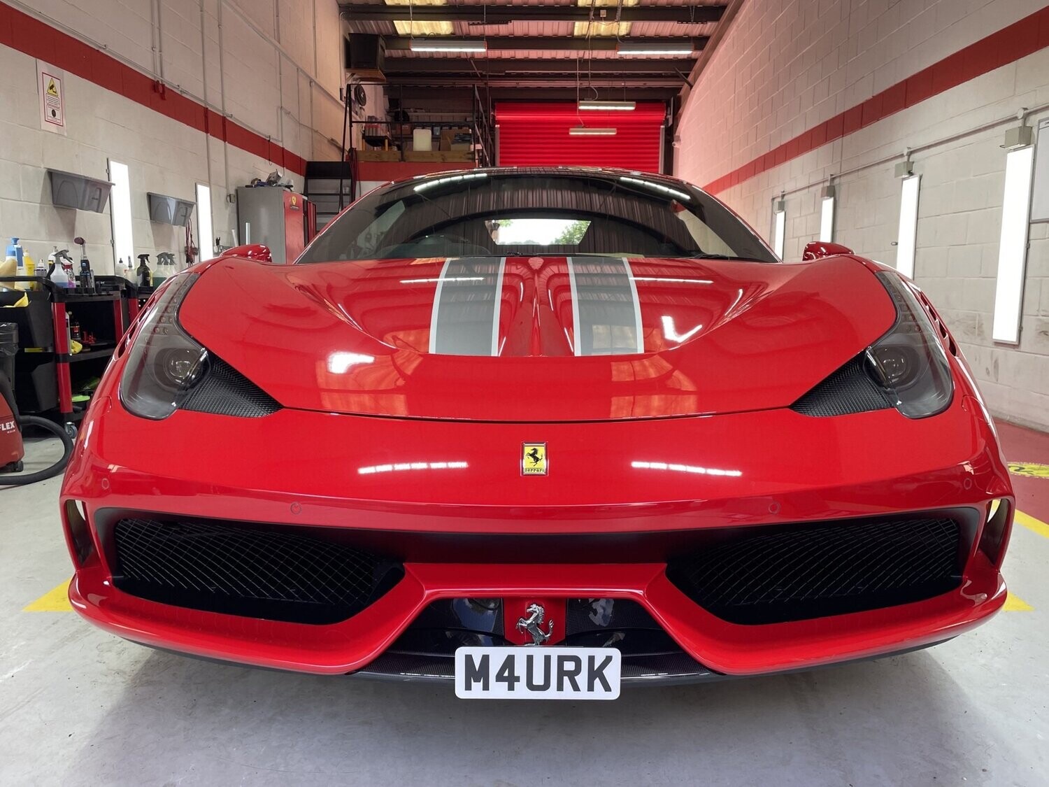 Ferrari 458 Speciale / Aperta No Drill Front License