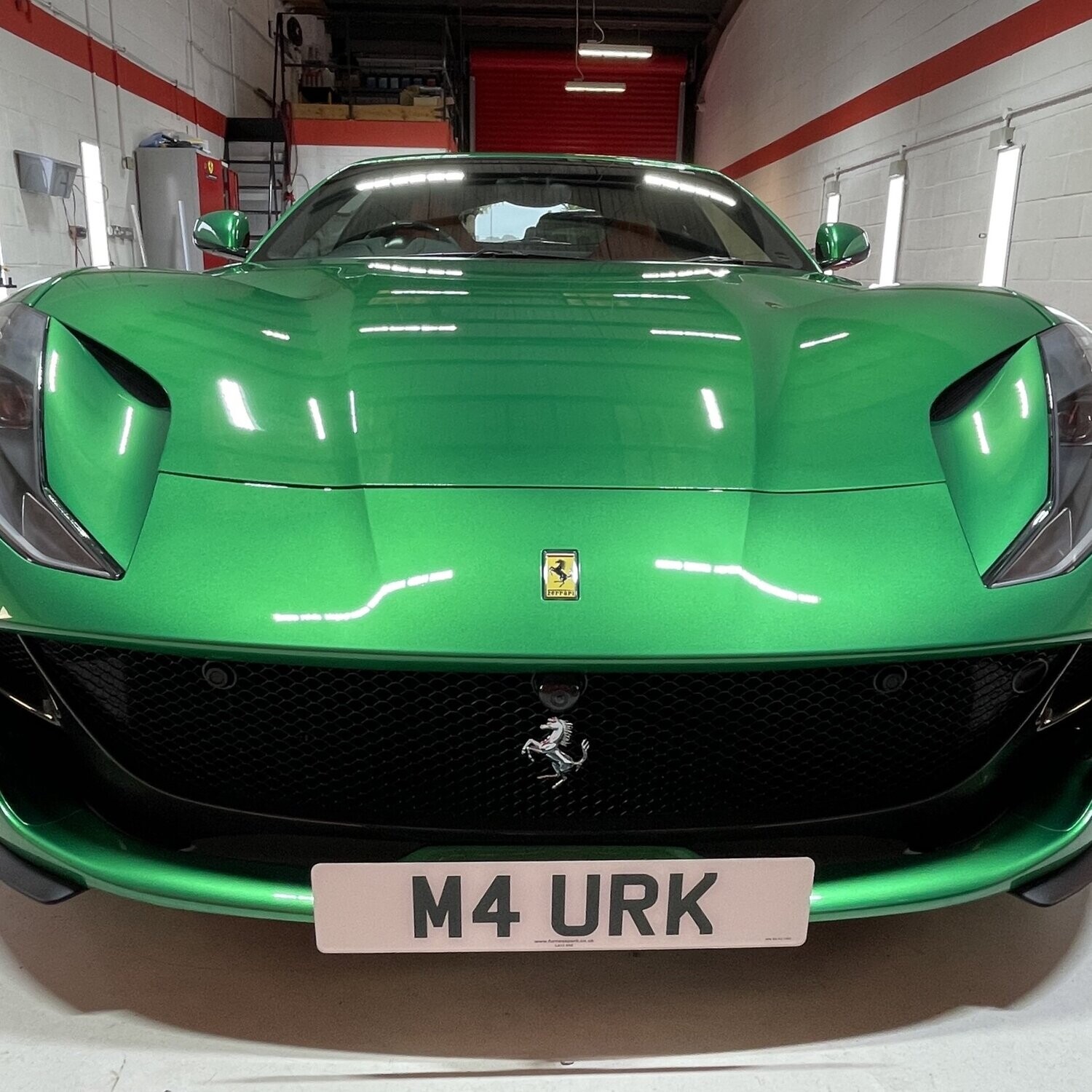 Ferrari 812 Superfast front number plate clamp