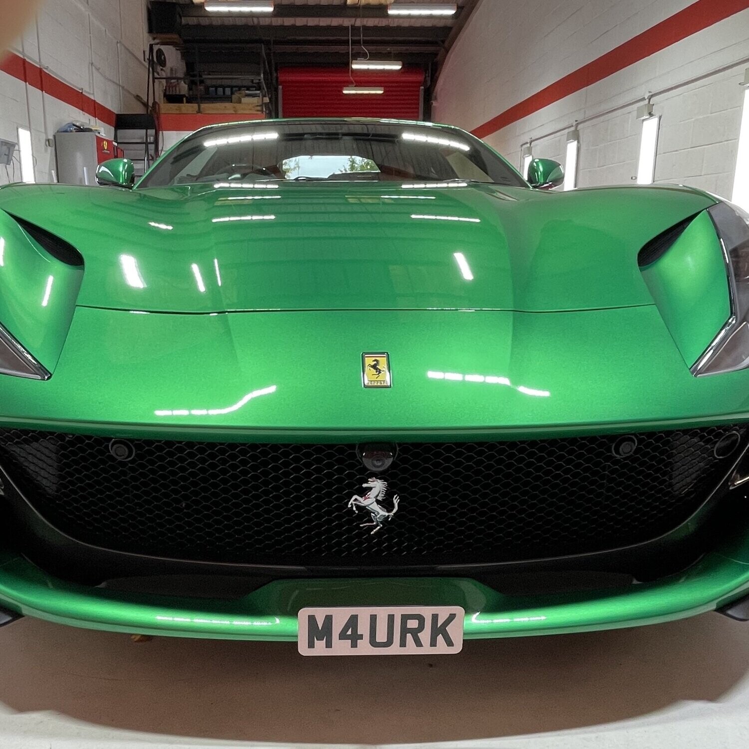 Ferrari 812 Superfast front number plate plinth