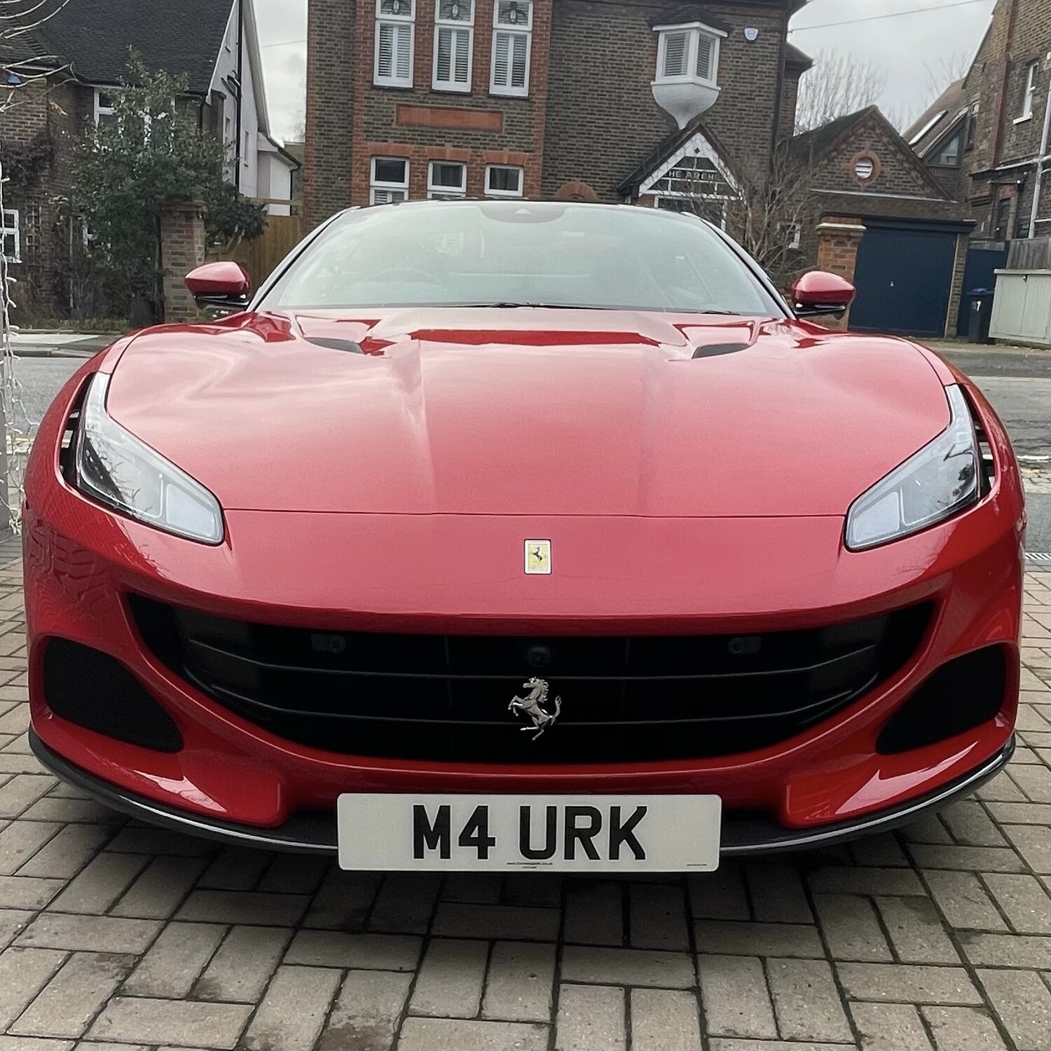 Ferrari Portofino M front license plate mount